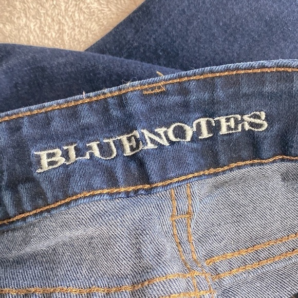 Vintage Y2K Bluenotes Dark Wash Low Rise Flare Leg Jeans 26 - Picture 6 of 15